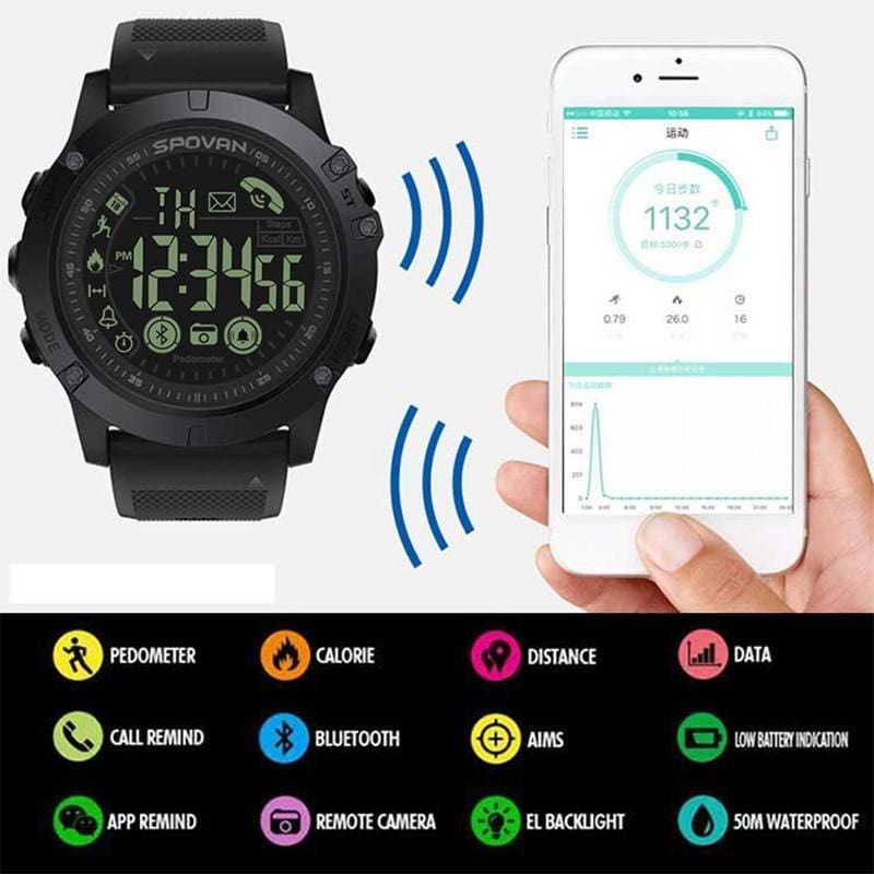 Tactical Waterproof Bluetooth SmartWatch - All Hail Express